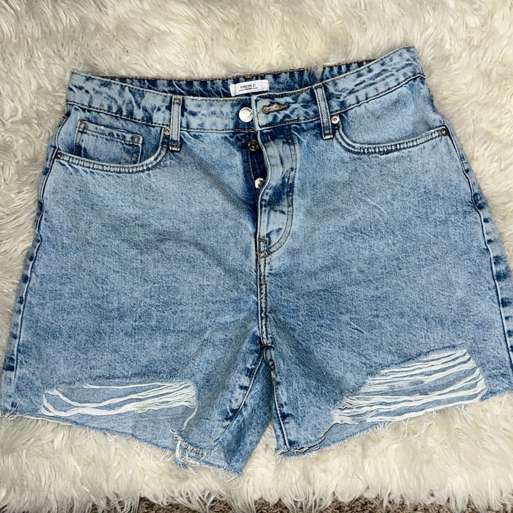 Forever 21 denim shorts